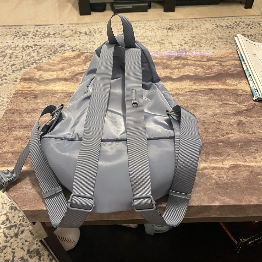 Danskin Sleek Gray Workout Backpack